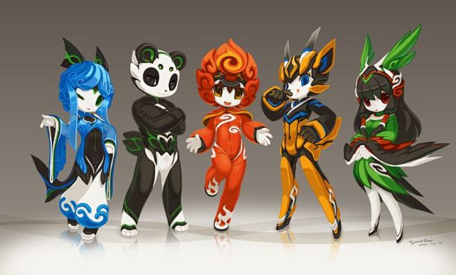 福娃动漫化 传统与现代的完美融合