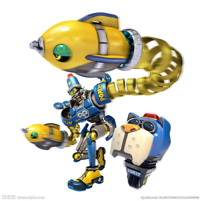 ARMS 游戏动漫角色设计图集 - 动态与创意的视觉盛宴